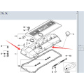 M54 E60 E66 Motorventildeckel mit Dichtung für BMW E36 E39 E46 E53 Z3 320i 520i Dichtung des Motor-Motorventildeckels 11121432928